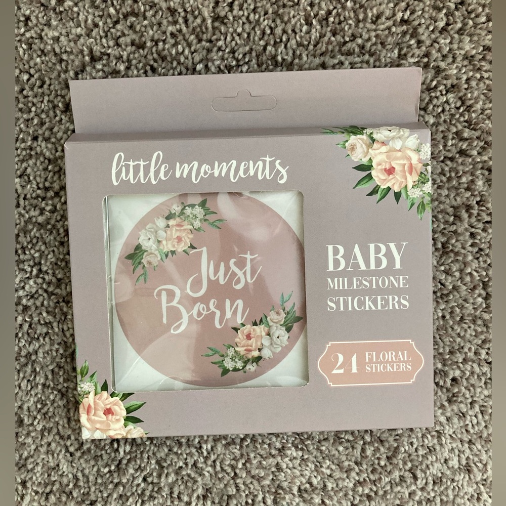 Baby milestone stickers